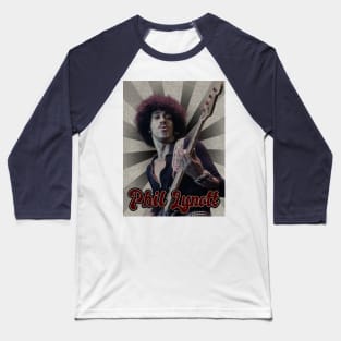 Phil Lynott Classic Baseball T-Shirt